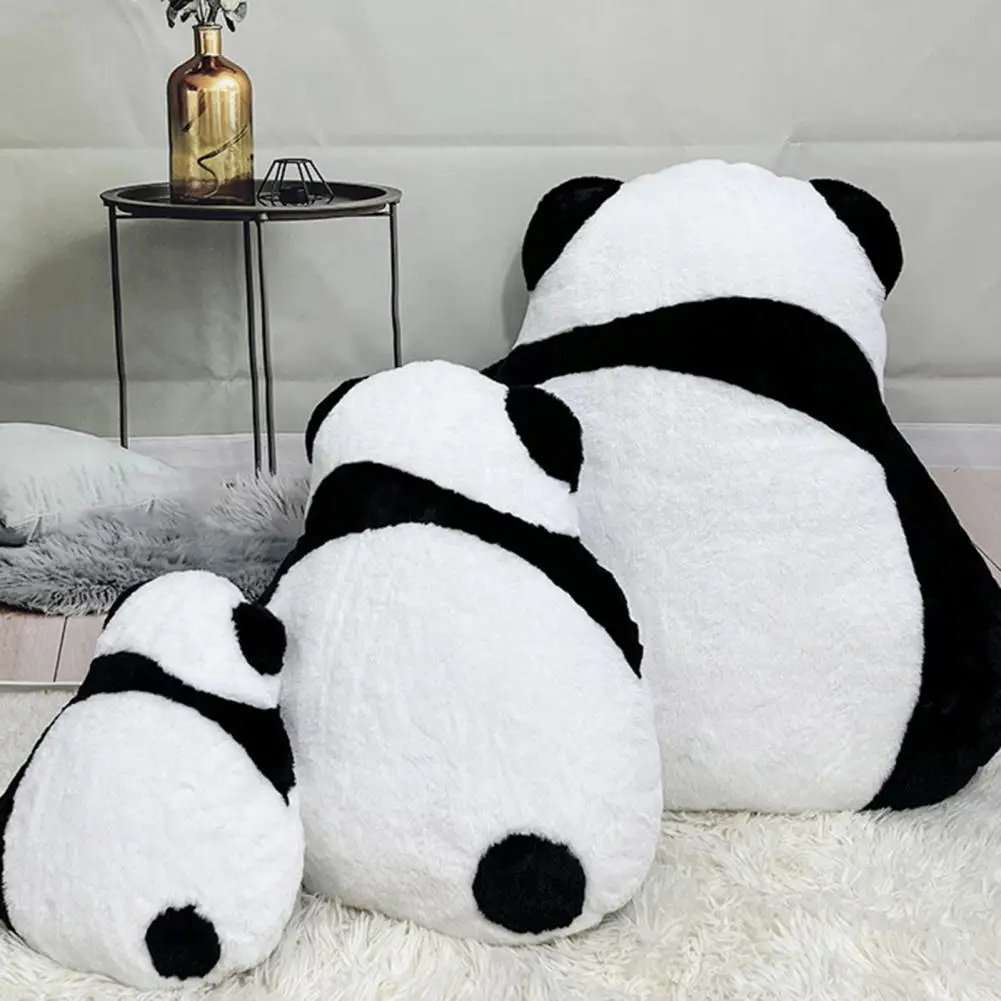 Космати играчка-панда, Сладък Плюшен кукла-панда, Възглавници, съдружници в спалнята, Подаръци за рожден ден за деца и възрастни, Плюшен играчка-панда Изображение 2