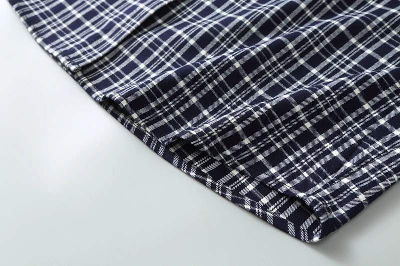 Мъжки Клетчатая риза с дълъг ръкав, Висококачествени Мъжки Ежедневни пролетно-есенна риза с копчета размер Оверсайз 10XL, бизнес Ризи за мъже, camisas Изображение 5