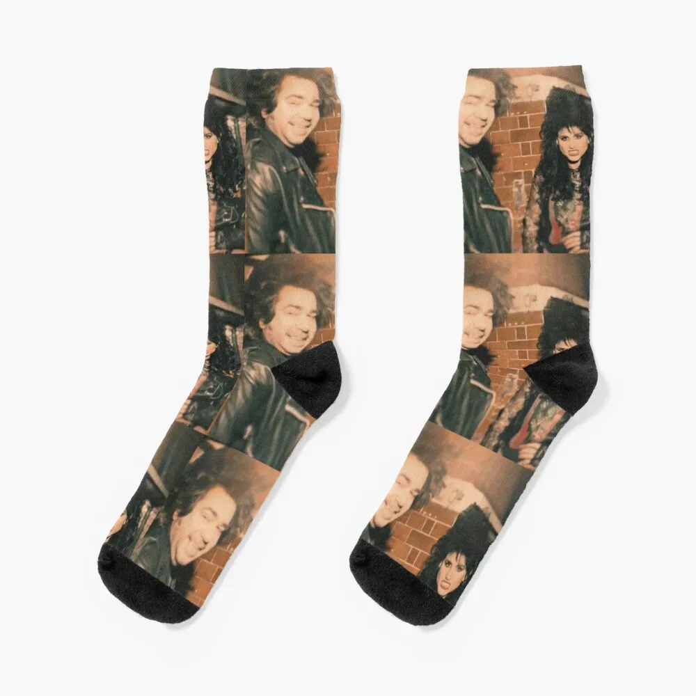Чорапи Laszlo & Надя 80-те години, мъже подаръци за компресия чорапи, дамски чорапи за мъже, футболни Изображение 0