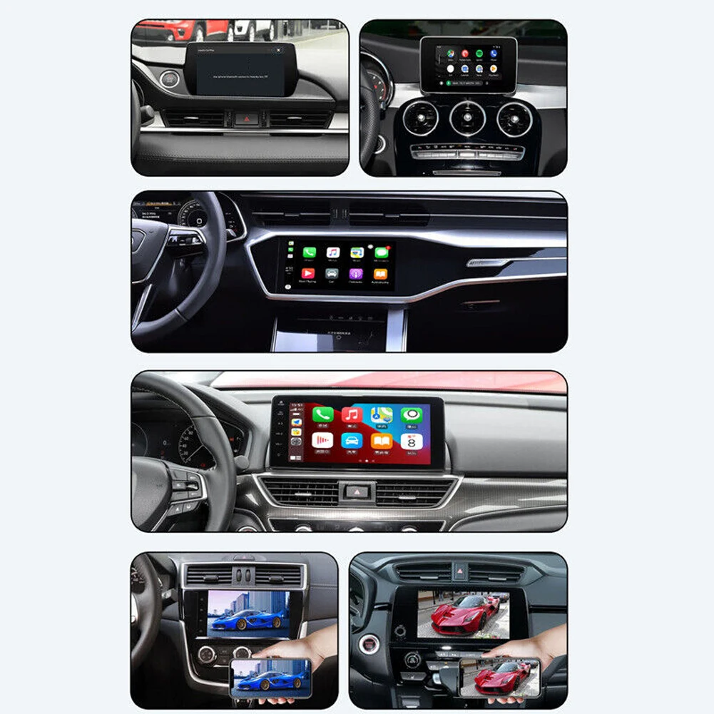 Мини-автоматичен безжичен адаптер Android, автоматично свързване безжичен адаптер Carplay, Bluetooth-съвместима автомобилна електроника Изображение 4