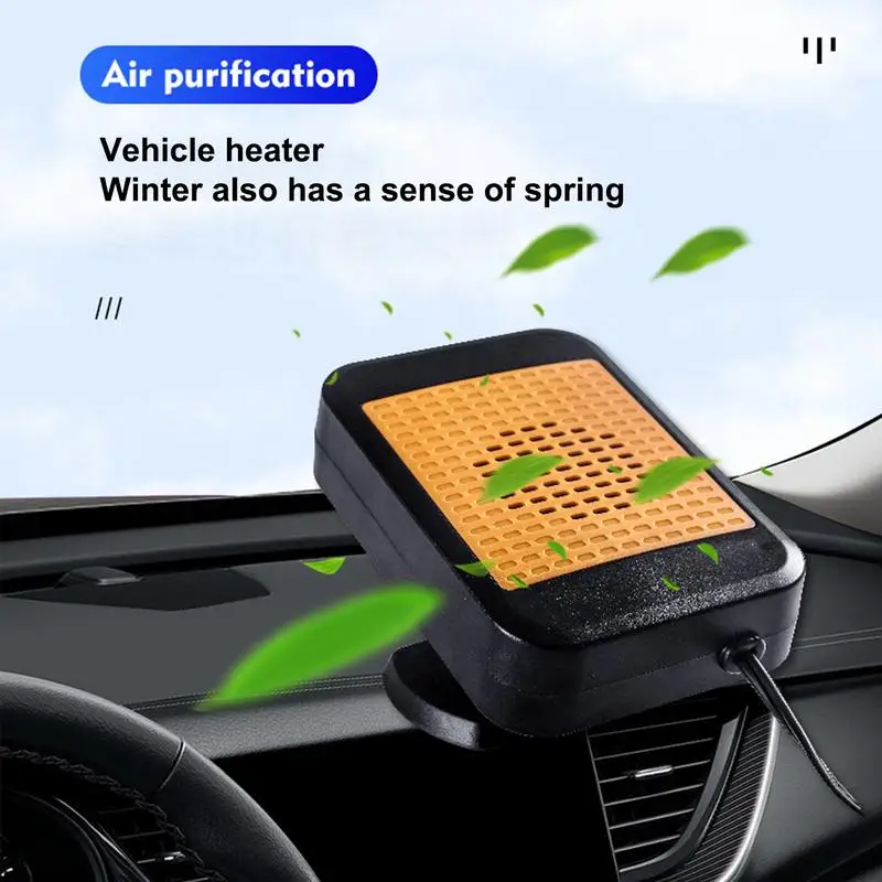 Автомобилен нагревател, Електрическо Охлаждане, Отопление вентилатор, Преносими Режими на отопление и охлаждане За предното стъкло на Автомобила, Вентилатор, бързо загряване, Размораживатель Изображение 2