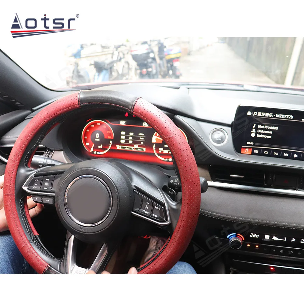 12,3 инча Цифрова LCD панел на таблото За Mazda 6 CX-4 CX-5 CX-7 Atenza 2016-2021 GPS Централна Скоростомер Изображение 1