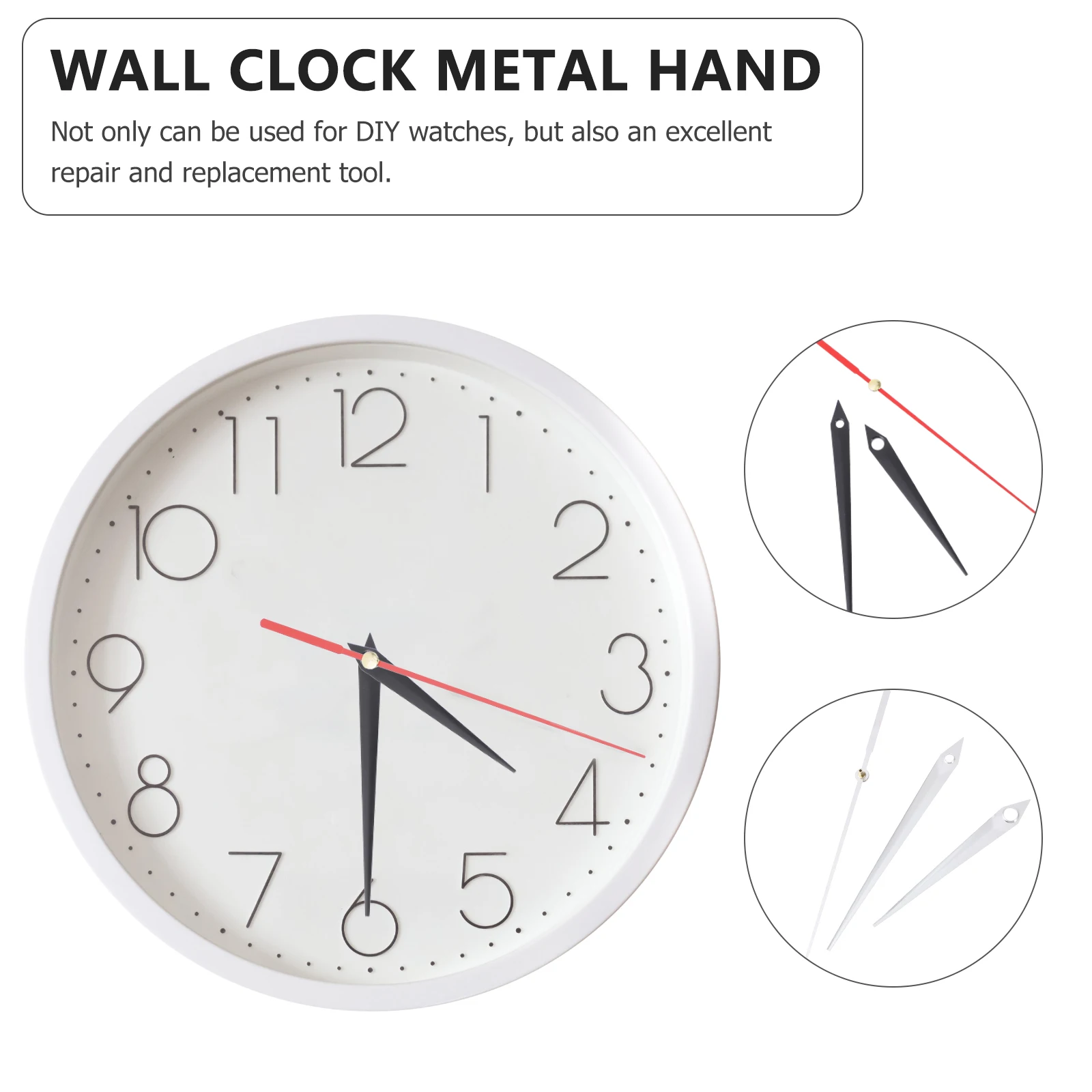 10 комплекта сменяеми детайли за стенни часовници с показалеца 
