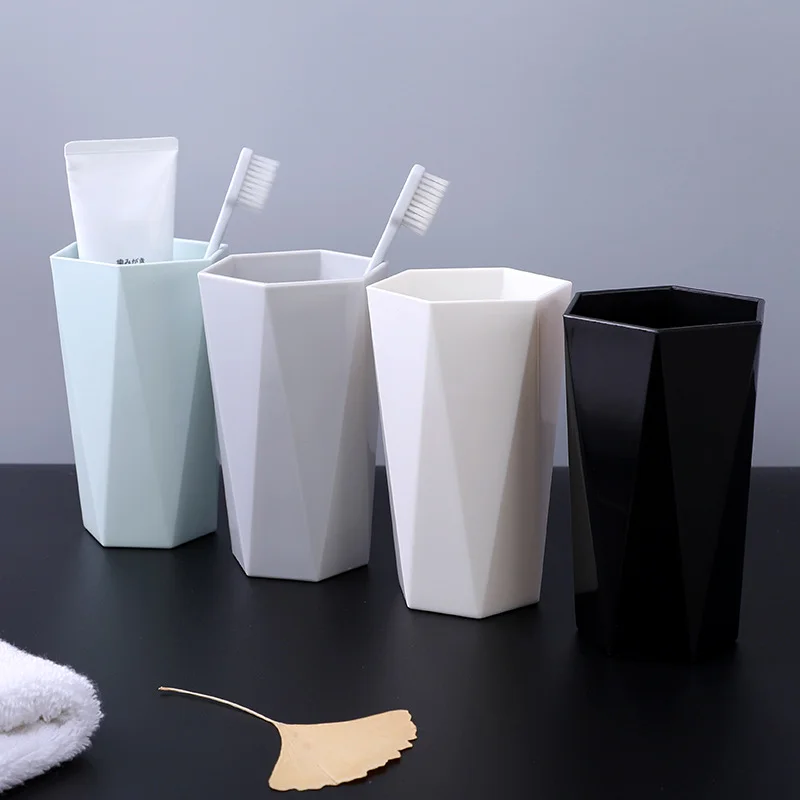 Чаша за домашно измиване, Чаша за миене на Зъби, Пластмасова Модни Просто Креативна чаша вода За уста, Стоки за баня Изображение 0