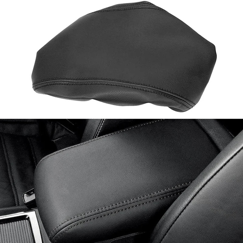 Автомобилна кожена подплата на централната конзола, Подлакътник, Защитен калъф за Mazda CX-5 2018 2019 Изображение 0
