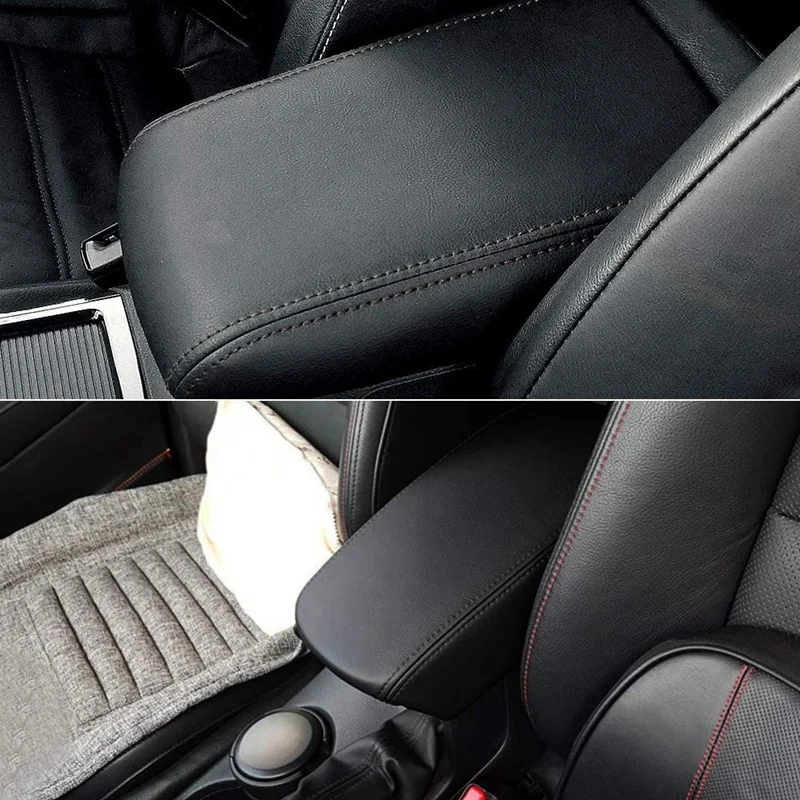 Автомобилна кожена подплата на централната конзола, Подлакътник, Защитен калъф за Mazda CX-5 2018 2019 Изображение 3