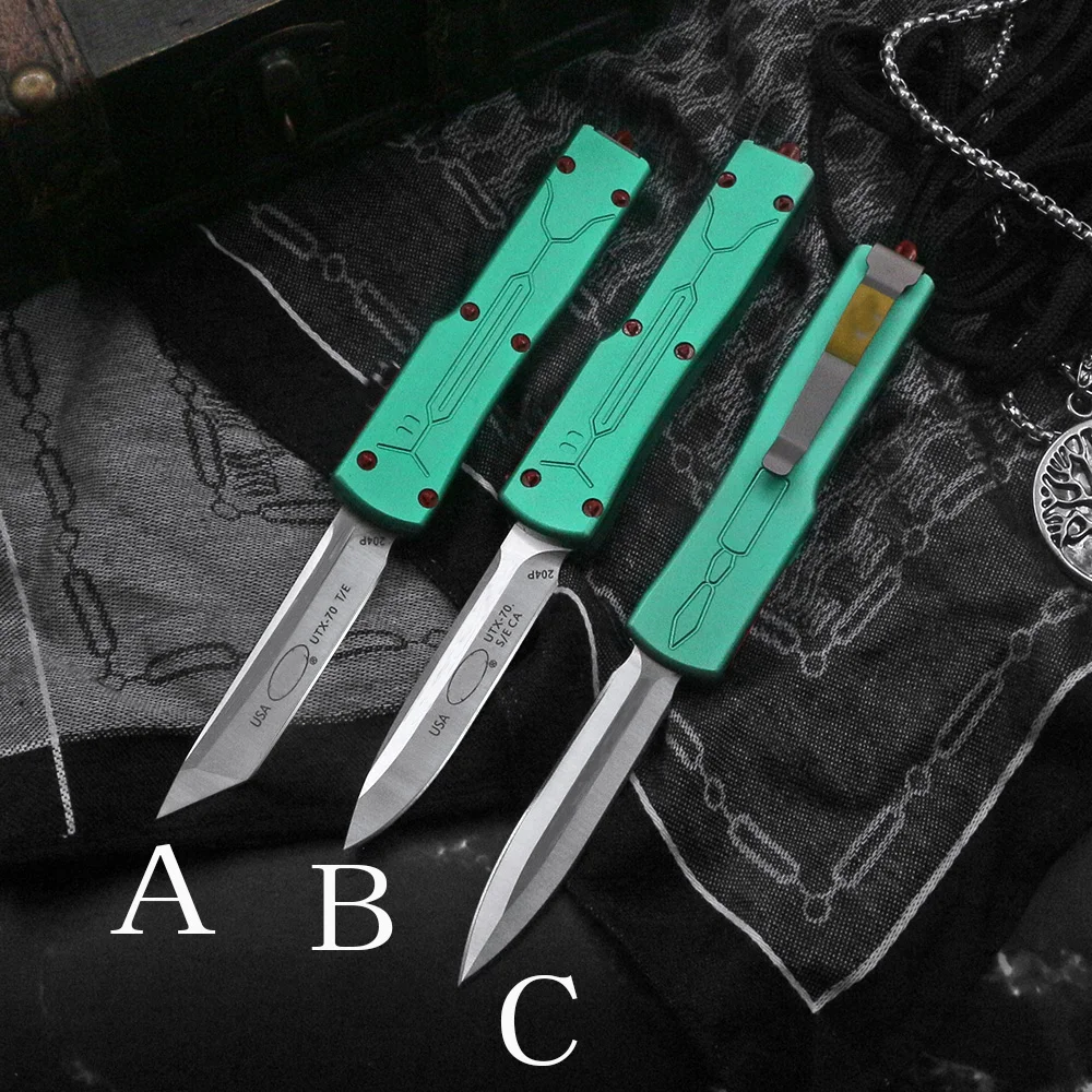 Джобни Ножчета серията UTX UT 70 Mini Micro Ultra OTF Tech Knife EDC Тактически Преносими джобни Ножчета за Самозащита M3 Top Ver Изображение 1