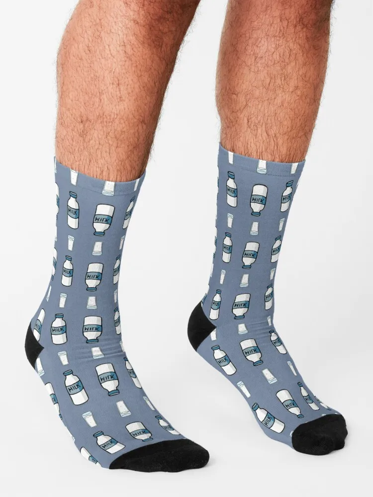 Млечни чорапи за подарък за мъже, Греющие чорапи, пешеходни мъжки чорапи от памук Изображение 2