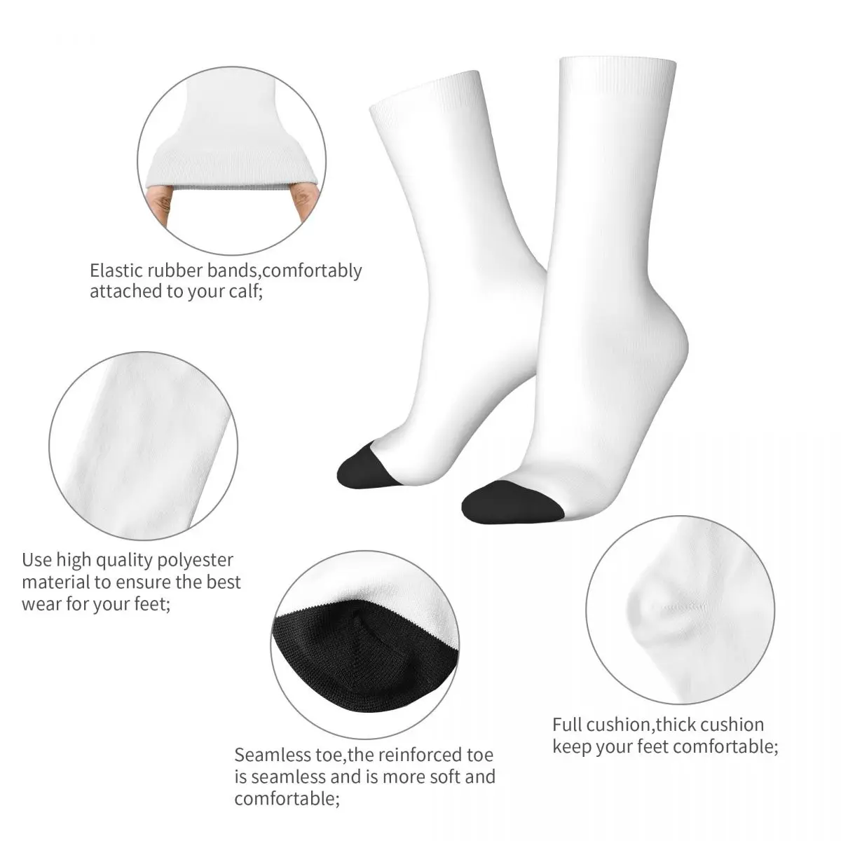 Млечни чорапи за подарък за мъже, Греющие чорапи, пешеходни мъжки чорапи от памук Изображение 5