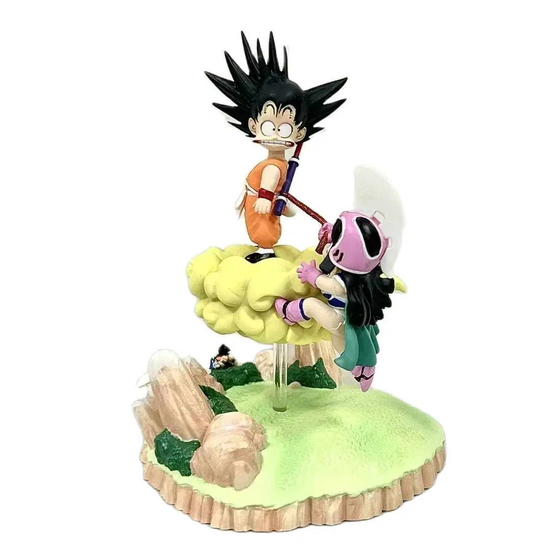 Kawaii Аниме Dragon Ball Z Son Goku Чичи Детство Ver. GK PVC Фигурка на Статуята са подбрани модел Детски играчки Кукли Подаръци от 15 см Изображение 1