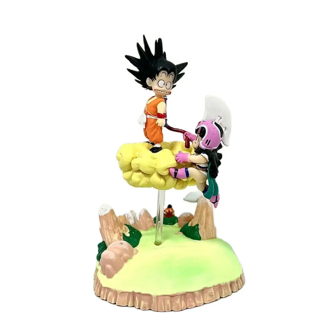 Kawaii Аниме Dragon Ball Z Son Goku Чичи Детство Ver. GK PVC Фигурка на Статуята са подбрани модел Детски играчки Кукли Подаръци от 15 см Изображение 2