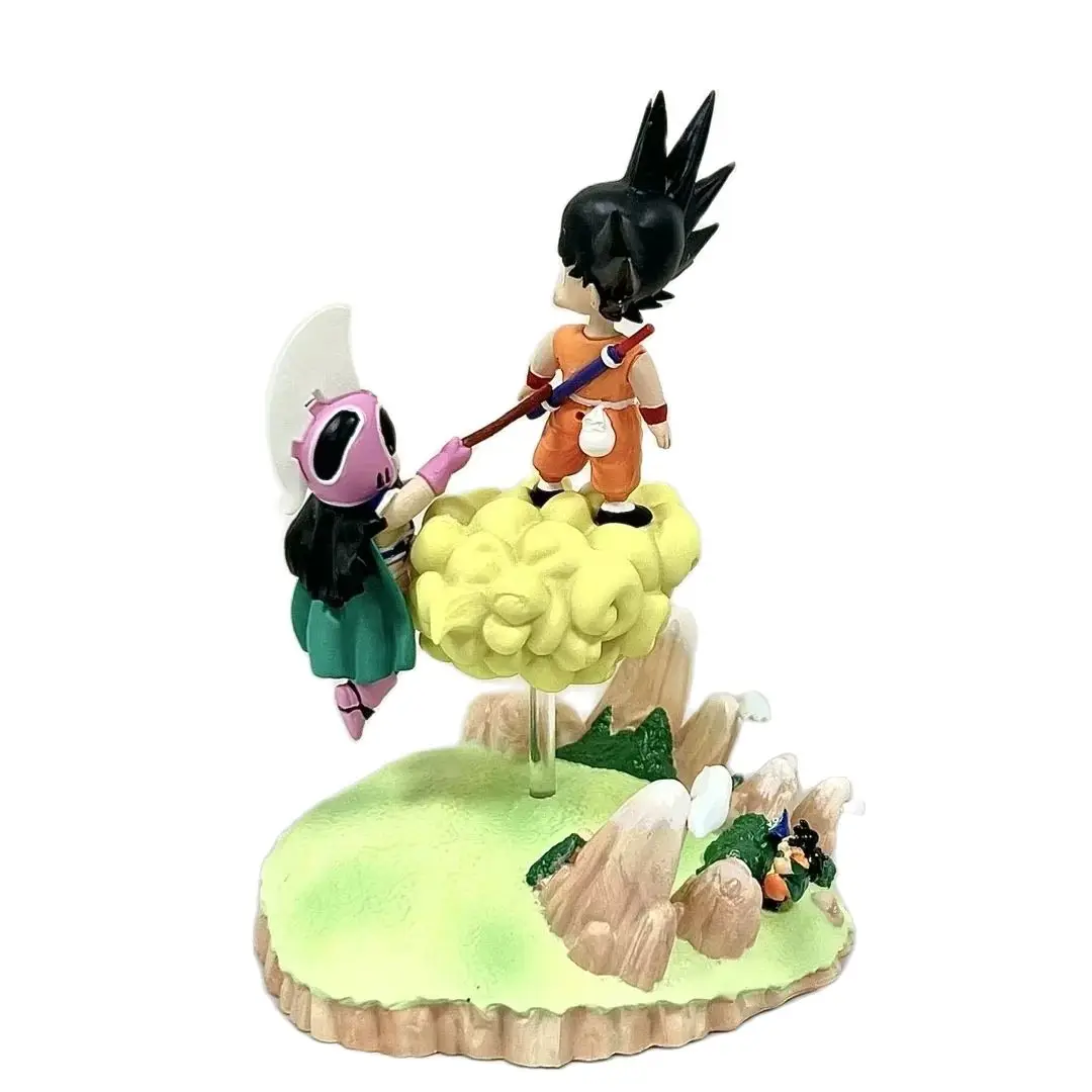 Kawaii Аниме Dragon Ball Z Son Goku Чичи Детство Ver. GK PVC Фигурка на Статуята са подбрани модел Детски играчки Кукли Подаръци от 15 см Изображение 3